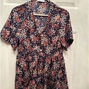 First Love floral dress with pockets